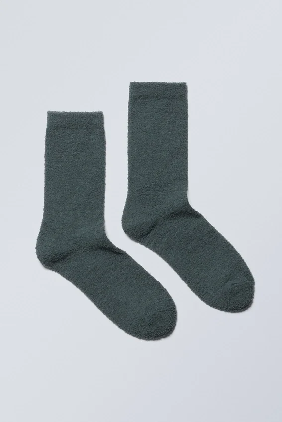 Calcetines cómodos – Turquesa oscuro Calcetines cómodos – Turquesa oscuro