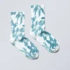 Calcetines con estampado deportivo – Flor azul