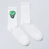 Calcetines deportivos con estampados – Cyber Skull Calcetines deportivos con estampados – Cyber Skull