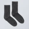 Calcetines deportivos estampados lavados – Negro lavado Calcetines deportivos estampados lavados – Negro lavado