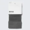 Calcetines hasta la rodilla con rejilla Pointelle – Gris oscuro Calcetines hasta la rodilla con rejilla Pointelle – Gris oscuro
