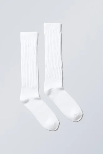 Calcetines holgados State – Blancos