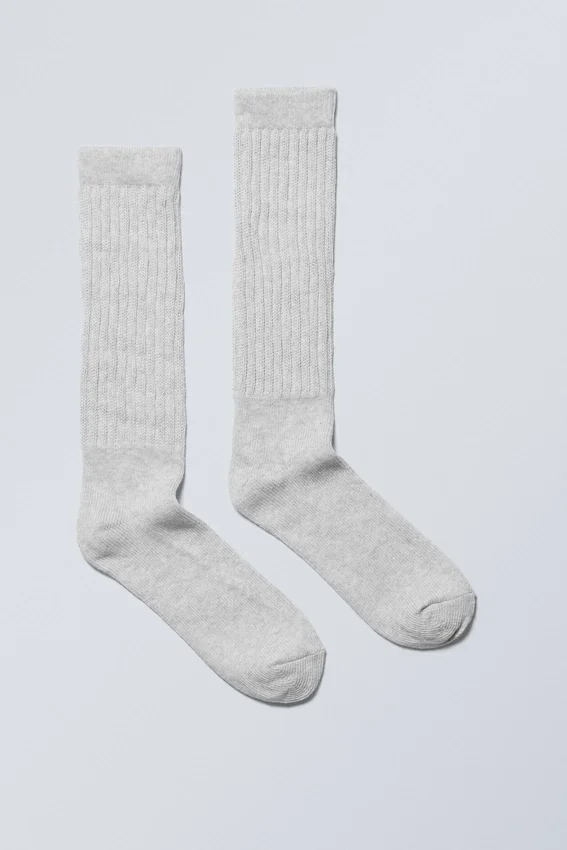 Calcetines holgados State – Gris jaspeado Calcetines holgados State – Gris jaspeado