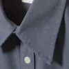Camisa de pantalón corto de algodón fresco – Azul empolvado Camisa de pantalón corto de algodón fresco – Azul empolvado