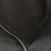 Camisa entallada de manga larga con cremallera – Gris oscuro jaspeado