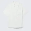 Camisa oversize de manga corta de organza – Menta Camisa oversize de manga corta de organza – Menta
