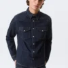 Camisas ajustadas de denim – Blue Rinse – Azul oscuro Camisas ajustadas de denim – Blue Rinse – Azul oscuro