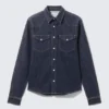 Camisas ajustadas de denim – Blue Rinse – Azul oscuro Camisas ajustadas de denim – Blue Rinse – Azul oscuro