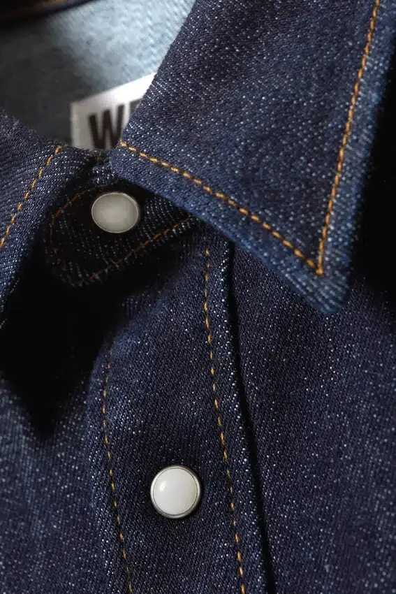 Camisas ajustadas de denim – Blue Rinse – Azul oscuro Camisas ajustadas de denim – Blue Rinse – Azul oscuro