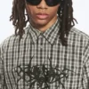 Camisas con estampados de corte recto y manga corta – A cuadros verdes – Spyder Camisas con estampados de corte recto y manga corta – A cuadros verdes – Spyder