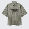 Camisas con estampados de corte recto y manga corta – A cuadros verdes – Spyder Camisas con estampados de corte recto y manga corta – A cuadros verdes – Spyder