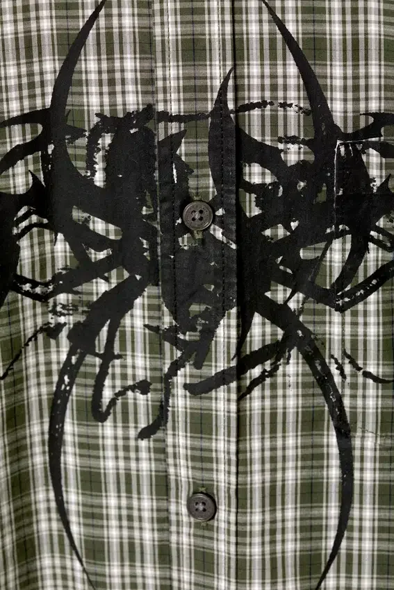 Camisas con estampados de corte recto y manga corta – A cuadros verdes – Spyder Camisas con estampados de corte recto y manga corta – A cuadros verdes – Spyder