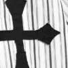 Camisas con estampados de corte recto y manga corta – Rayas blancas y negras Camisas con estampados de corte recto y manga corta – Rayas blancas y negras