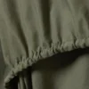 Camisas cortas con espalda abierta – Verde caqui oscuro