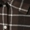 Camisas cortas de franela a cuadros – Marrón a cuadros Camisas cortas de franela a cuadros – Marrón a cuadros