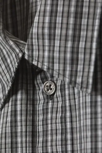 Camisas cortas de pantalones cortos – Cuadros blancos y negros