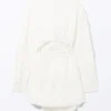 Camisas cruzadas de manga larga – Blanco Camisas cruzadas de manga larga – Blanco