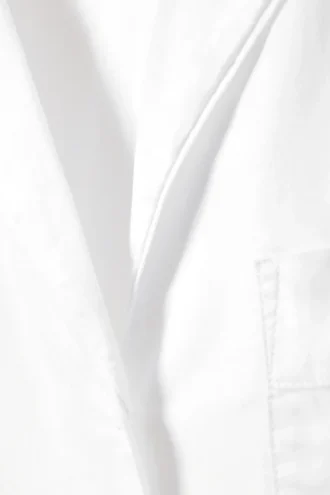 Camisas de franela suaves de manga larga – Blanca