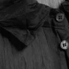 Camisas de manga corta con efecto arrugado – Gris oscuro Camisas de manga corta con efecto arrugado – Gris oscuro