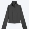 Camisas de manga larga con botones – Gris oscuro jaspeado Camisas de manga larga con botones – Gris oscuro jaspeado