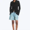 Camisas de manga larga con botones – Negro Camisas de manga larga con botones – Negro
