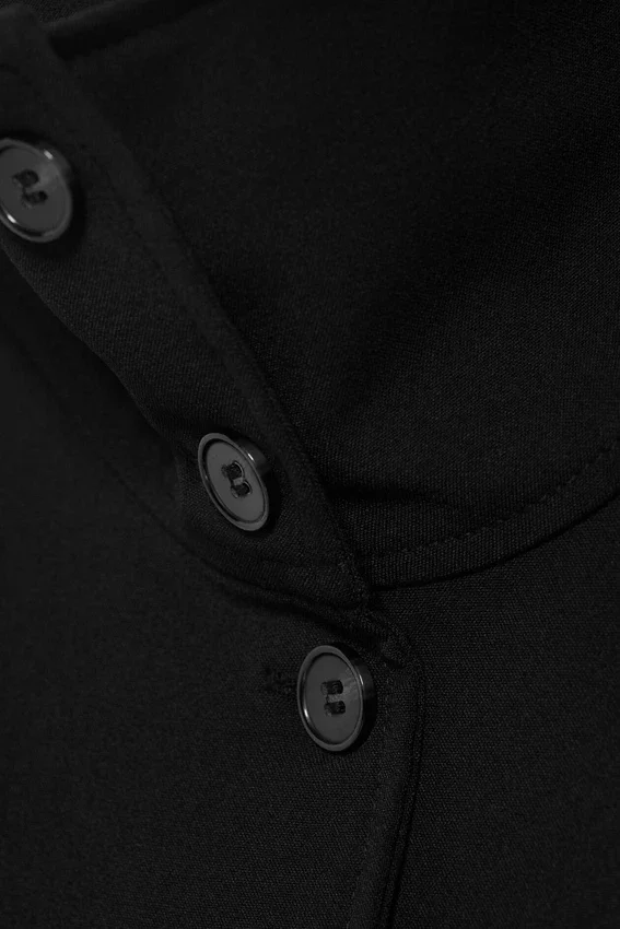 Camisas de manga larga con botones – Negro Camisas de manga larga con botones – Negro