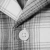 Camisas de pijama de franela holgadas – Cuadros blancos