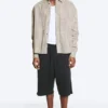 Camisas de popelín de algodón de corte recto y manga larga – Cuadros beige