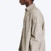 Camisas de popelín de algodón de corte recto y manga larga – Cuadros beige