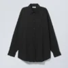 Camisas de voile de algodón Jody – Negro Camisas de voile de algodón Jody – Negro