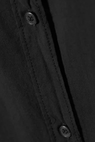 Camisas de voile de algodón Jody – Negro