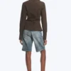 Camisas entalladas asimétricas de popelín – Marrón oscuro Camisas entalladas asimétricas de popelín – Marrón oscuro
