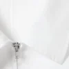 Camisas entalladas de manga larga con cremallera – Blanca Camisas entalladas de manga larga con cremallera – Blanca