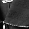 Camisas entalladas de manga larga con cremallera – Gris oscuro