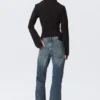 Camisas entalladas de manga larga con cremallera – Rayas negras Camisas entalladas de manga larga con cremallera – Rayas negras