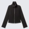 Camisas entalladas de manga larga con cremallera – Rayas negras Camisas entalladas de manga larga con cremallera – Rayas negras