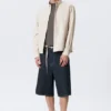 Camisas holgadas a rayas con botones – Beige a rayas Camisas holgadas a rayas con botones – Beige a rayas