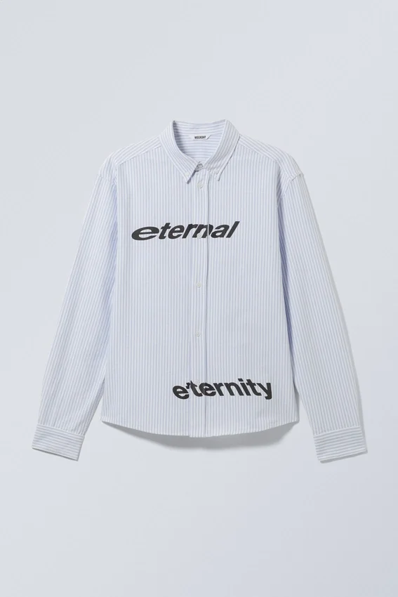 Camisas holgadas con botones – Rayas lila claro – Eternal Camisas holgadas con botones – Rayas lila claro – Eternal