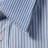 Camisas holgadas con doble cuello de Hugo Hart – Azul – Rayas blancas Camisas holgadas con doble cuello de Hugo Hart – Azul – Rayas blancas