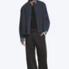 Camisas holgadas de algodón a cuadros – Gris a cuadros – Denim en contraste Camisas holgadas de algodón a cuadros – Gris a cuadros – Denim en contraste