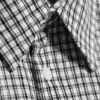 Camisas holgadas de algodón – Blanco apagado – A cuadros