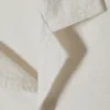 Camisas holgadas de manga corta en mezcla de lino – Blanco roto Camisas holgadas de manga corta en mezcla de lino – Blanco roto