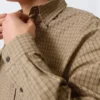 Camisas holgadas de popelín – Cuadros beige Camisas holgadas de popelín – Cuadros beige