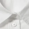 Camisas mini de popelín de algodón – Blanco