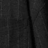 Camisas oversize con botones – Gris oscuro – Rayas metalizadas Camisas oversize con botones – Gris oscuro – Rayas metalizadas