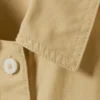 Camisas oversize de algodón de manga corta – Beige