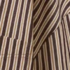 Camisas oversize de algodón de manga larga – Rayas burdeos y amarillas Camisas oversize de algodón de manga larga – Rayas burdeos y amarillas