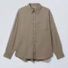 Camisas oversize de algodón y viscosa – Dusty Mole Camisas oversize de algodón y viscosa – Dusty Mole