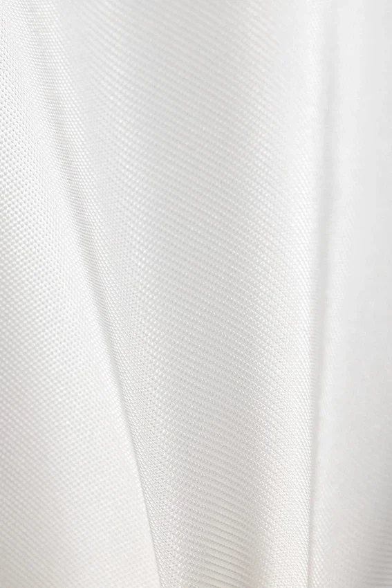 Camisas oversize de manga corta de organza – Blanca Camisas oversize de manga corta de organza – Blanca