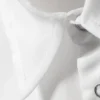 Camisas oversize de manga corta de organza – Blanca Camisas oversize de manga corta de organza – Blanca